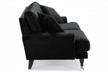 Andrew 2-sits Sammetssoffa - Svart - Möbler - Soffa - Sammetssoffa