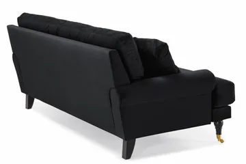 Andrew 2-sits Sammetssoffa - Svart - Möbler - Soffa - Sammetssoffa