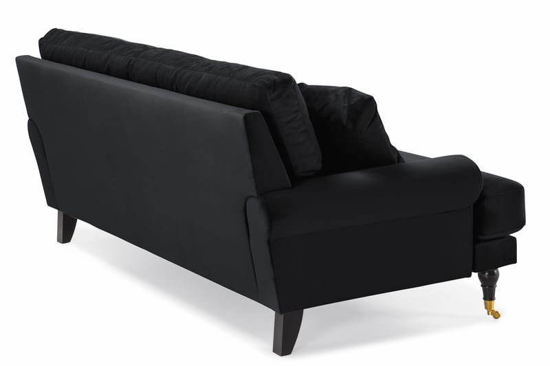 Andrew 2-sits Sammetssoffa - Svart - Möbler - Soffa - Sammetssoffa