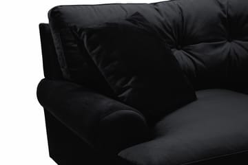 Andrew 2-sits Sammetssoffa - Svart - Möbler - Soffa - Sammetssoffa
