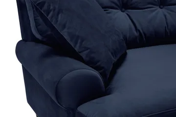 Andrew 3-sits Sammetssoffa - Blå - Möbler - Soffa - Sammetssoffa
