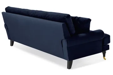 Andrew 3-sits Sammetssoffa - Blå - Möbler - Soffa - Sammetssoffa