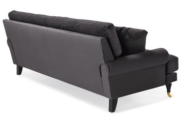 Andrew 3-sits Sammetssoffa - Mörkgrå - Möbler - Soffa - Sammetssoffa