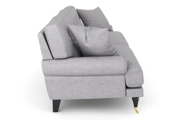 Andrew 3-sits Tygsoffa - Grå - Möbler - Soffa - Howardsoffa