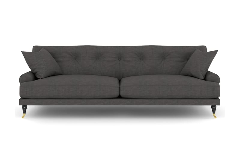 Andrew 3-sits Tygsoffa - Mörkgrå - Möbler - Soffa - Howardsoffa
