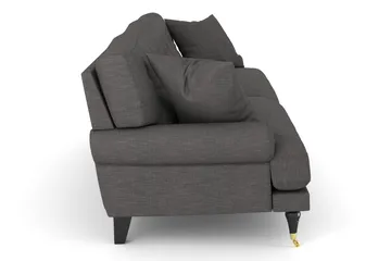Andrew 3-sits Tygsoffa - Mörkgrå - Möbler - Soffa - Howardsoffa