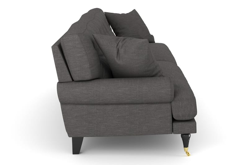 Andrew 3-sits Tygsoffa - Mörkgrå - Möbler - Soffa - Howardsoffa