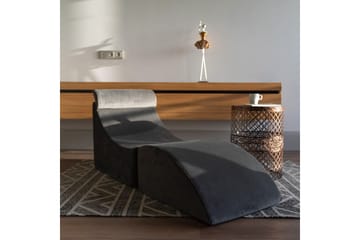 Antigua Dagbädd med Rygg 50 cm - Antracit - Möbler - Soffa - Sammetssoffa