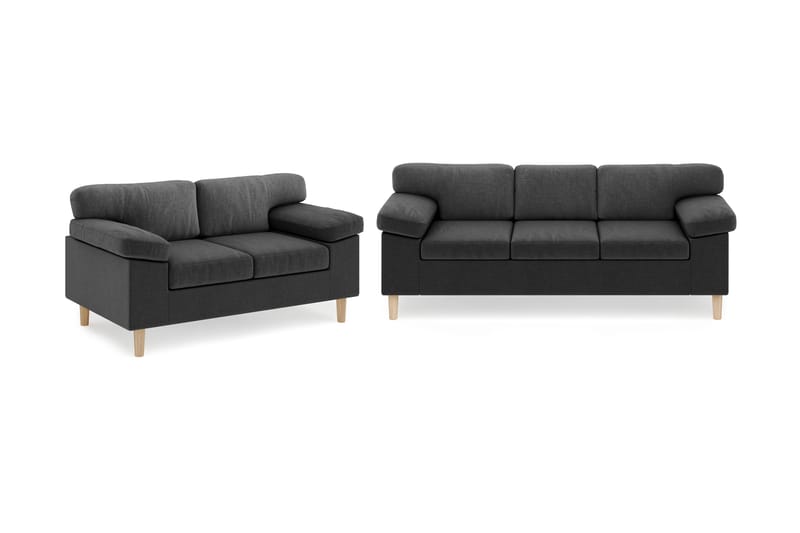 Askerod Soffgrupp 3-sits Soffa + 2-sits Soffa - Grå - Möbler - Soffa - Soffgrupp