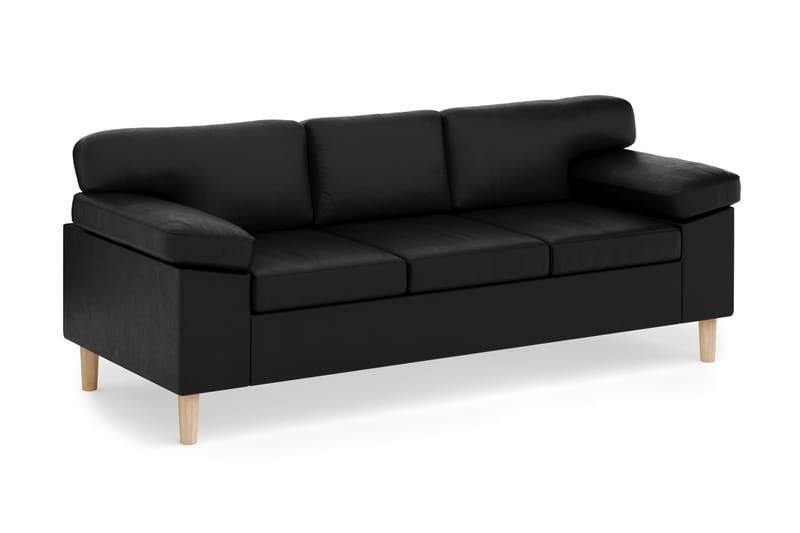 Askerod Soffgrupp 3-sits Soffa + 2-sits Soffa - Svart - Möbler - Soffa - Soffgrupp