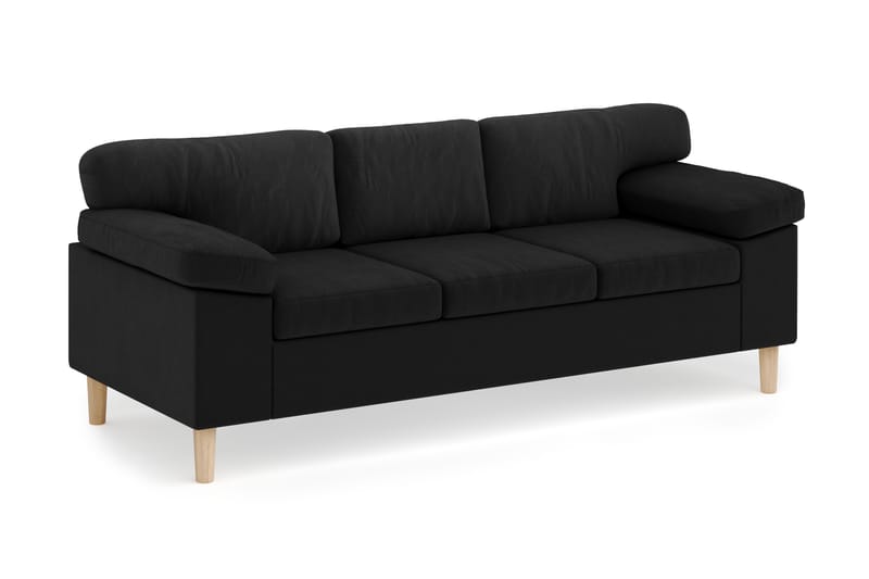Askerod Soffgrupp 3-sits Soffa + 2-sits Soffa - Svart - Möbler - Soffa - Soffgrupp