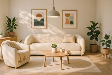 Axelfors 3-sits Soffa - Beige - Möbler - Soffa - 3 sits soffa