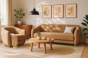 Axelfors 3-sits Soffa - Brun - Möbler - Soffa - 3 sits soffa