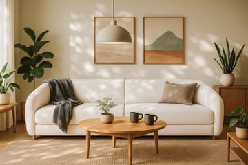 Axelfors 4-sits Soffa - Beige - Möbler - Soffa - 4 sits soffa