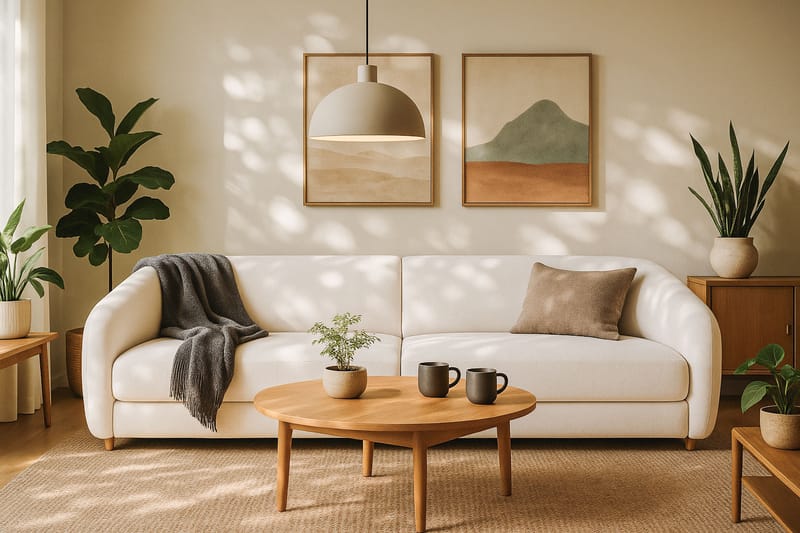 Axelfors 4-sits Soffa - Beige - Möbler - Soffa - 4 sits soffa