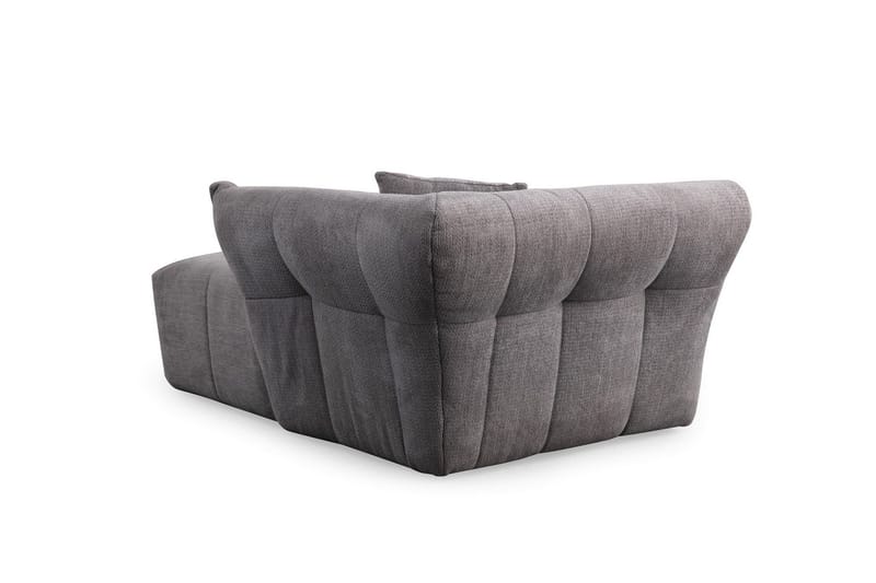 Azzo 4-sits Soffa med Divan - Ljusgrå - Möbler - Soffa - Divansoffa & schäslongsoffa - 4 sits soffa med divan
