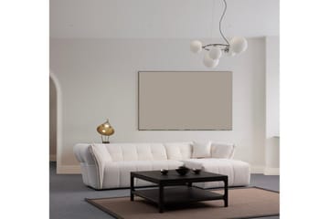 Azzo 4-sits Soffa med Divan - Vit - Möbler - Soffa - Divansoffa & schäslongsoffa - 4 sits soffa med divan