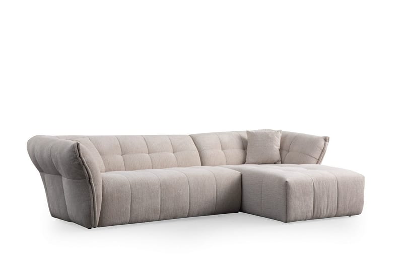 Azzo 4-sits Soffa med Divan - Vit - Möbler - Soffa - Divansoffa & schäslongsoffa - 4 sits soffa med divan