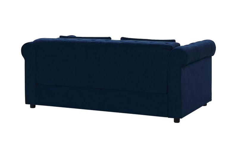 Bäddsoffa Cayenna - Blå - Möbler - Soffa - Sammetssoffa