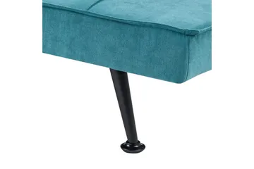 Bäddsoffa Hasle Blå, Svart - Blå - Möbler - Soffa - Bäddsoffa - Futon - Futon soffa