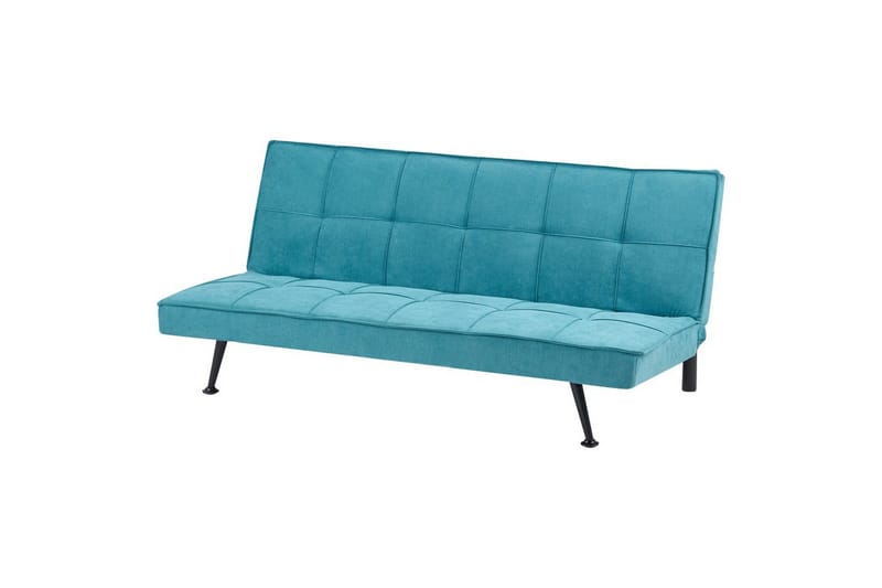 Bäddsoffa Hasle Blå, Svart - Blå - Möbler - Soffa - Bäddsoffa - Futon - Futon soffa