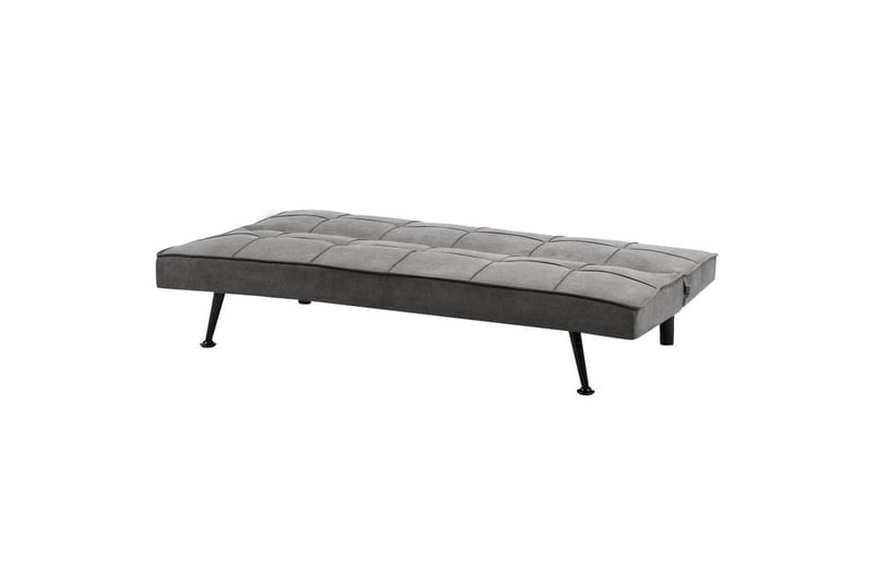 Bäddsoffa Hasle Grå, svart - Grå, svart - Möbler - Soffa - Bäddsoffa - Futon - Futon soffa
