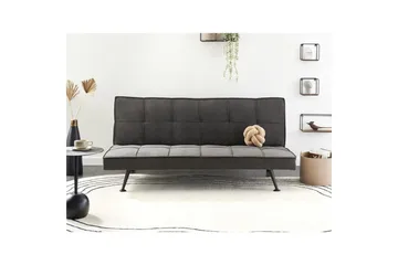 Bäddsoffa Hasle Grå, svart - Grå, svart - Möbler - Soffa - Bäddsoffa - Futon - Futon soffa