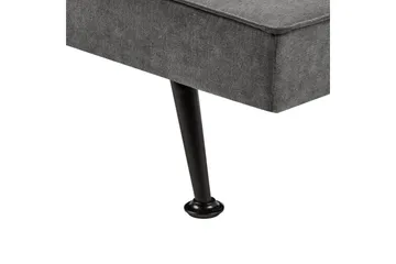 Bäddsoffa Hasle Grå, svart - Grå, svart - Möbler - Soffa - Bäddsoffa - Futon - Futon soffa