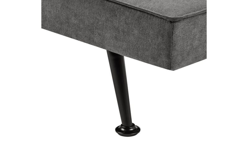 Bäddsoffa Hasle Grå, svart - Grå, svart - Möbler - Soffa - Bäddsoffa - Futon - Futon soffa