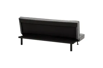 Bäddsoffa Hasle Grå, svart - Grå, svart - Möbler - Soffa - Bäddsoffa - Futon - Futon soffa
