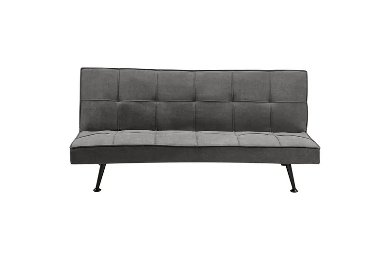 Bäddsoffa Hasle Grå, svart, Grå, svart