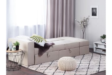 Bäddsoffa Loudell - Beige - Möbler - Soffa - Bäddsoffa - Bäddsoffa längsbäddad
