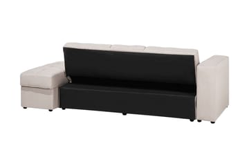 Bäddsoffa Loudell - Beige - Möbler - Soffa - Bäddsoffa - Bäddsoffa längsbäddad