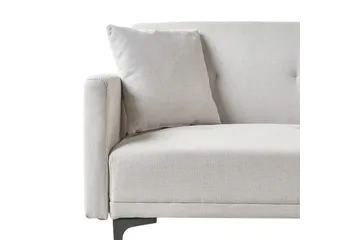 Bäddsoffa Lucan Beige, svart - Beige - Möbler - Soffa - Soffgrupp