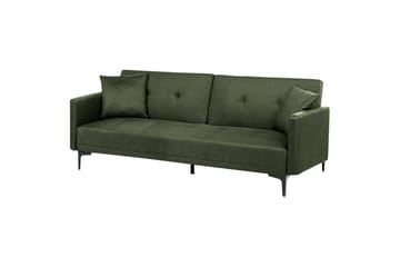 Bäddsoffa Lucan Grön, Svart - Grön, Svart - Möbler - Soffa - 2 sits soffa
