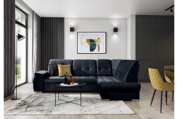 Bäddsoffa m. Schäslong Amelya 3-sits