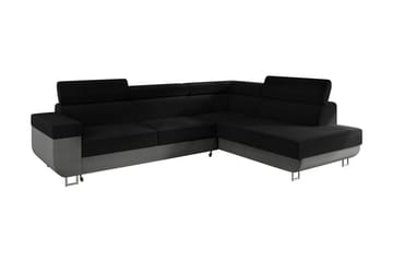 Bäddsoffa m. Schäslong Argueso 3-sits L-formad