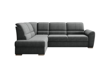 Bäddsoffa m. Schäslong Keith 3-sits - Grå - Möbler - Soffa - Bäddsoffa - Bäddsoffa längsbäddad