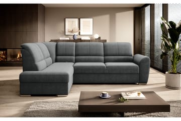 Bäddsoffa m. Schäslong Keith 3-sits - Grå - Möbler - Soffa - Bäddsoffa - Bäddsoffa längsbäddad