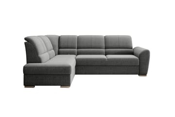 Bäddsoffa m. Schäslong Keith 3-sits - Grå - Möbler - Soffa - Bäddsoffa - Bäddsoffa längsbäddad