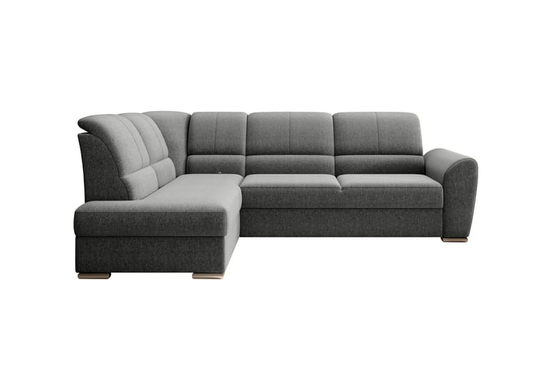 Bäddsoffa m. Schäslong Keith 3-sits - Grå - Möbler - Soffa - Bäddsoffa - Bäddsoffa längsbäddad