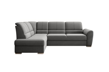 Bäddsoffa m. Schäslong Keith 3-sits - Grå - Möbler - Soffa - Bäddsoffa - Bäddsoffa längsbäddad
