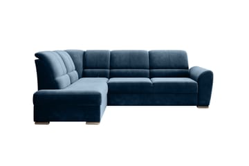 Bäddsoffa m. Schäslong Keith 3-sits - Mörkblå - Möbler - Soffa - Bäddsoffa - Bäddsoffa längsbäddad