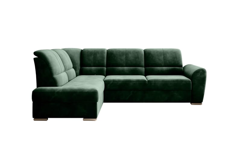 Bäddsoffa m. Schäslong Keith 3-sits - Mörkgrön - Möbler - Soffa - Bäddsoffa - Bäddsoffa längsbäddad