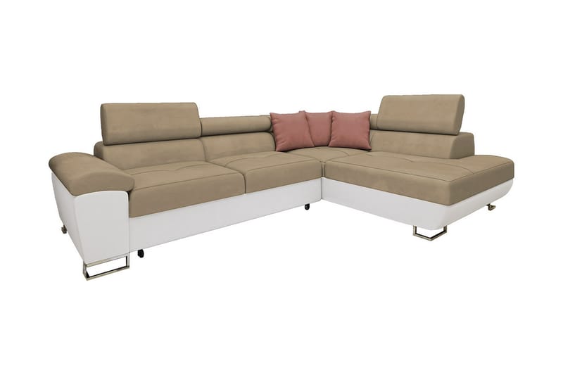 Bäddsoffa m. Schäslong Oertel L-formad - Möbler - Soffa - Bäddsoffa - Bäddsoffa längsbäddad