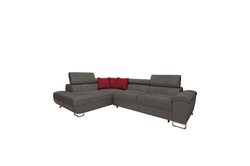 Bäddsoffa m. Schäslong Oertel L-formad - Möbler - Soffa - Sammetssoffa