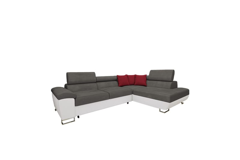 Bäddsoffa m. Schäslong Oertel L-formad - Möbler - Soffa - Sammetssoffa