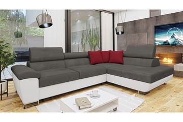 Bäddsoffa m. Schäslong Oertel L-formad - Möbler - Soffa - Sammetssoffa