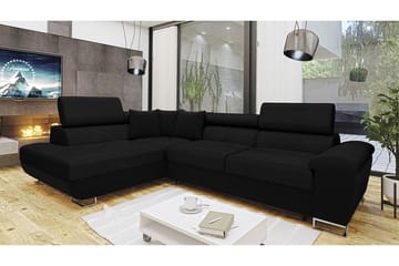 Bäddsoffa m. Schäslong Oertel L-formad - Möbler - Soffa - Sammetssoffa