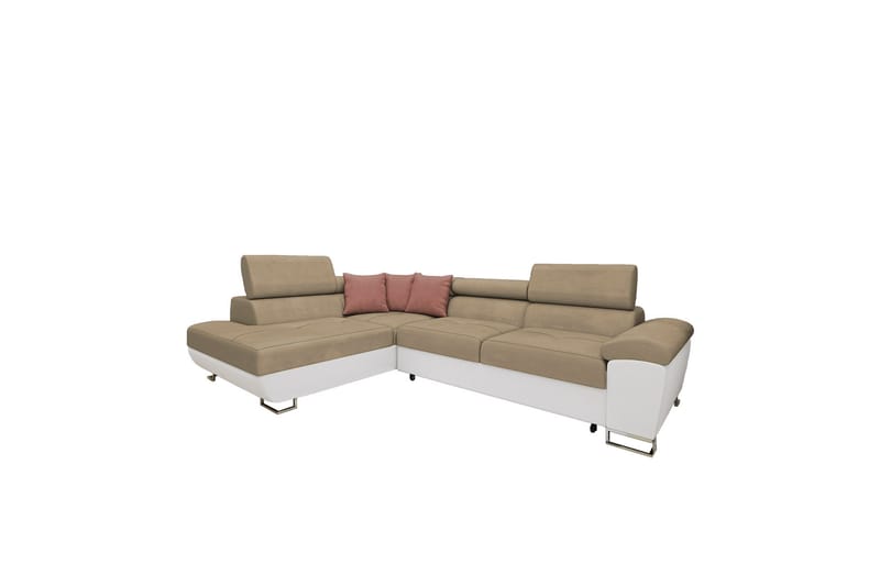 Bäddsoffa m. Schäslong Oertel L-formad - Möbler - Soffa - Bäddsoffa - Bäddsoffa längsbäddad